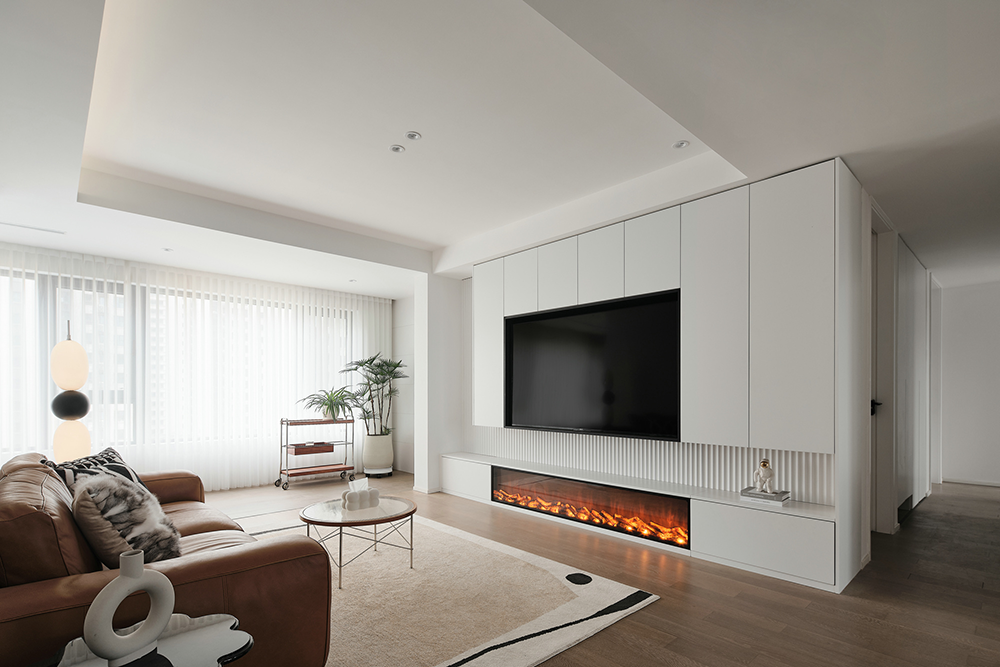 南京·棠宁府简约奶油艺术漆住宅丨中国南京丨大漠设计-48