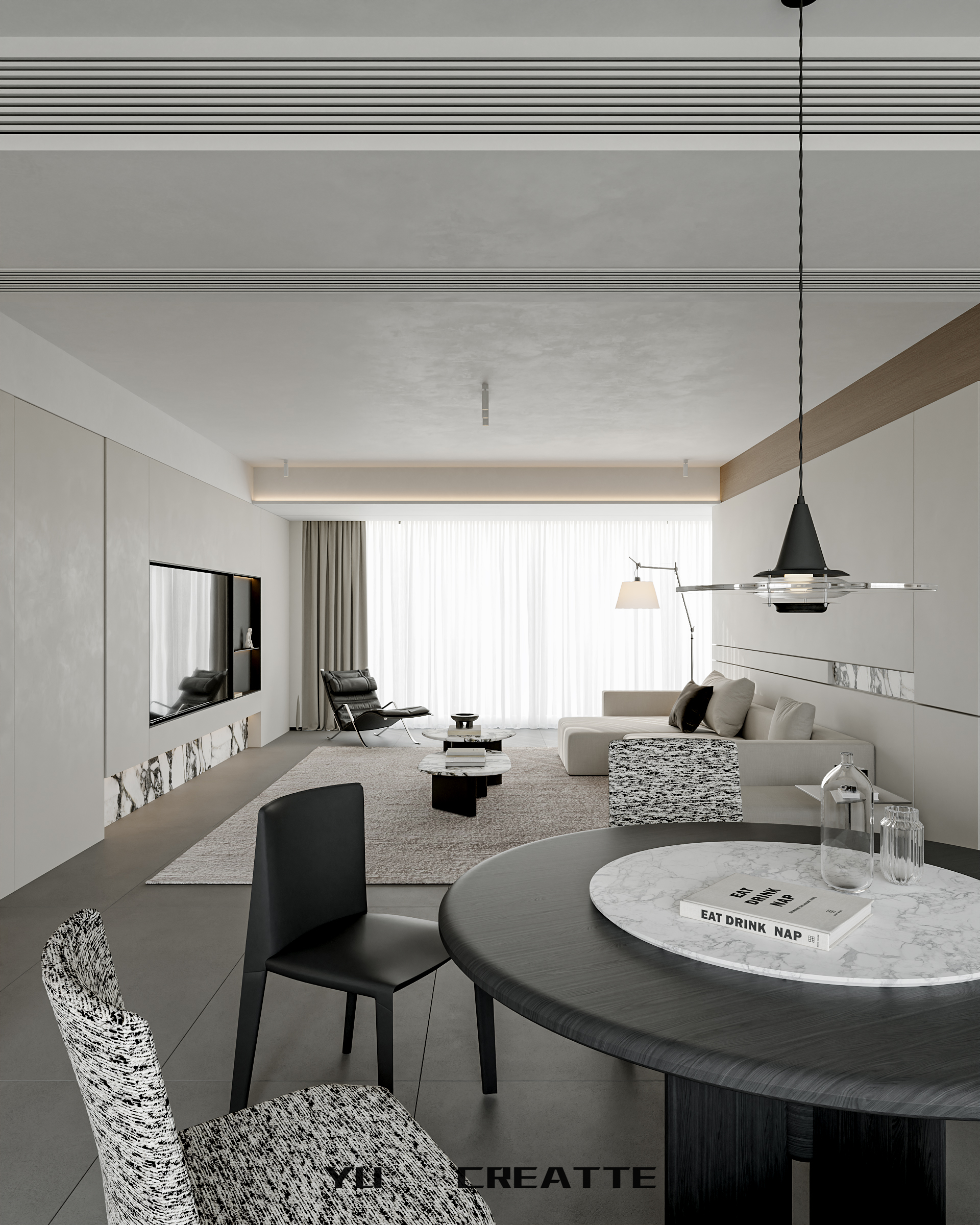 现代意式客餐厅 主人房丨近期表现-2