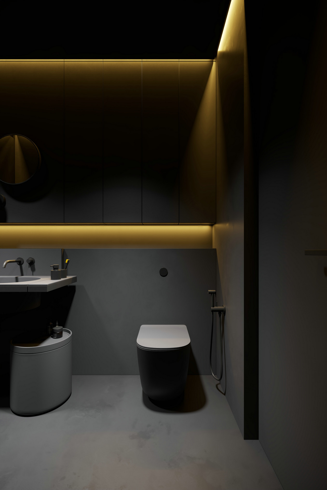 高级黑色系住宅-13