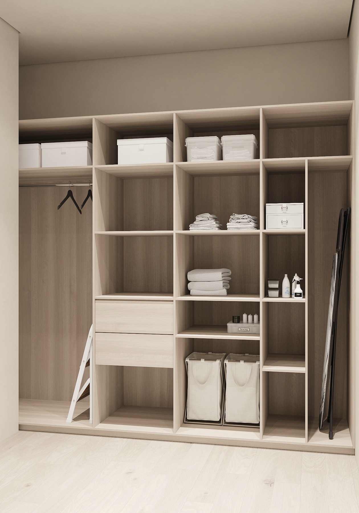 179㎡浅色系住宅设计-16