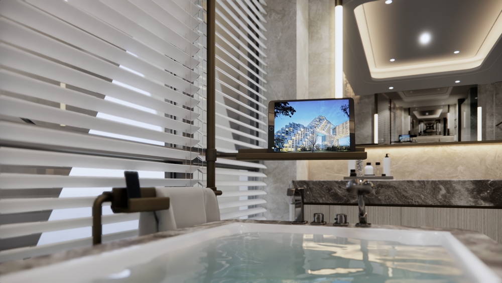 波浪形态的商业展示空间·The Wave Habitat丨QUAD Studio-16