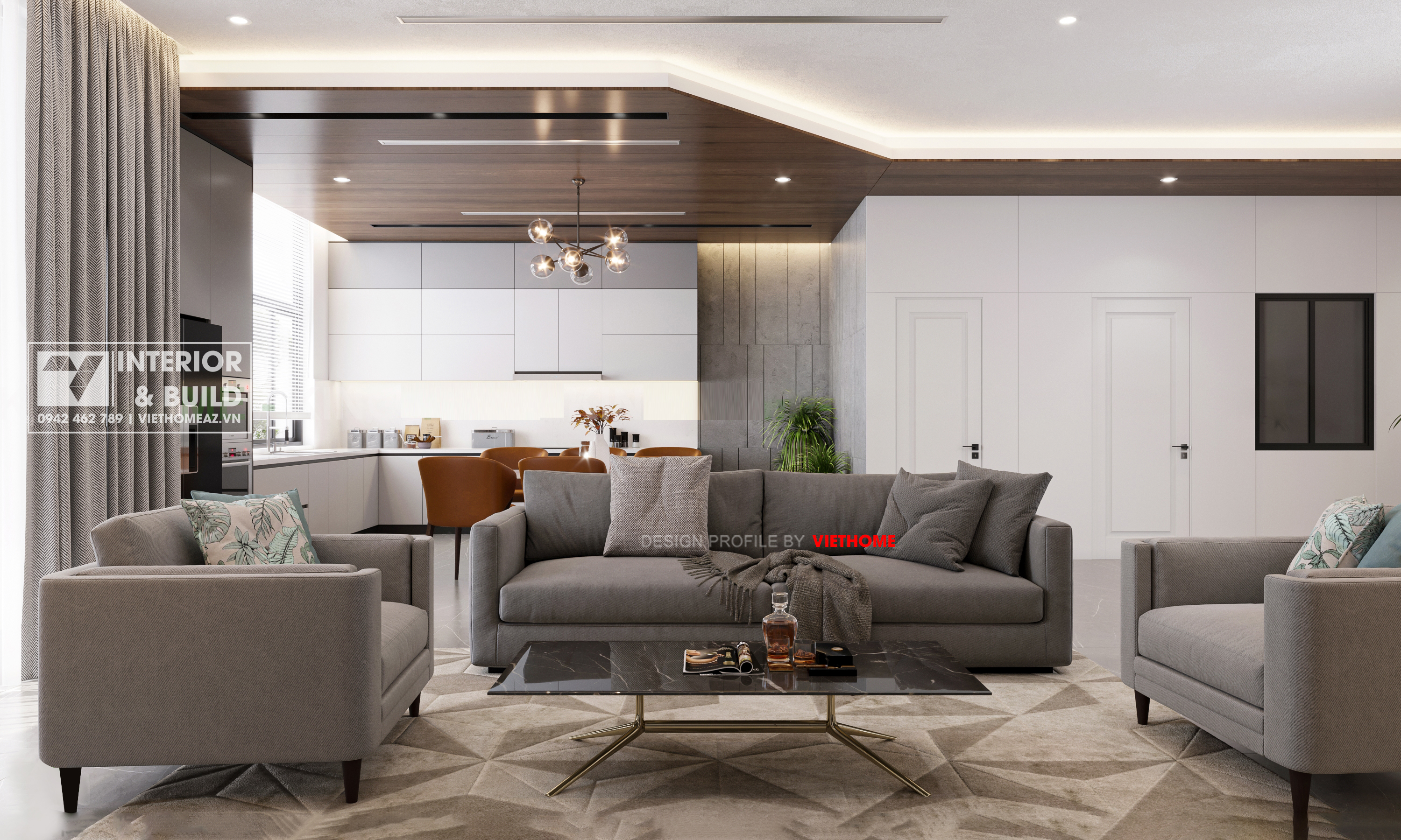 Phù Mỹ Bình Định 四级房屋设计丨Kiến Trúc – Nội Thất VietHome-9