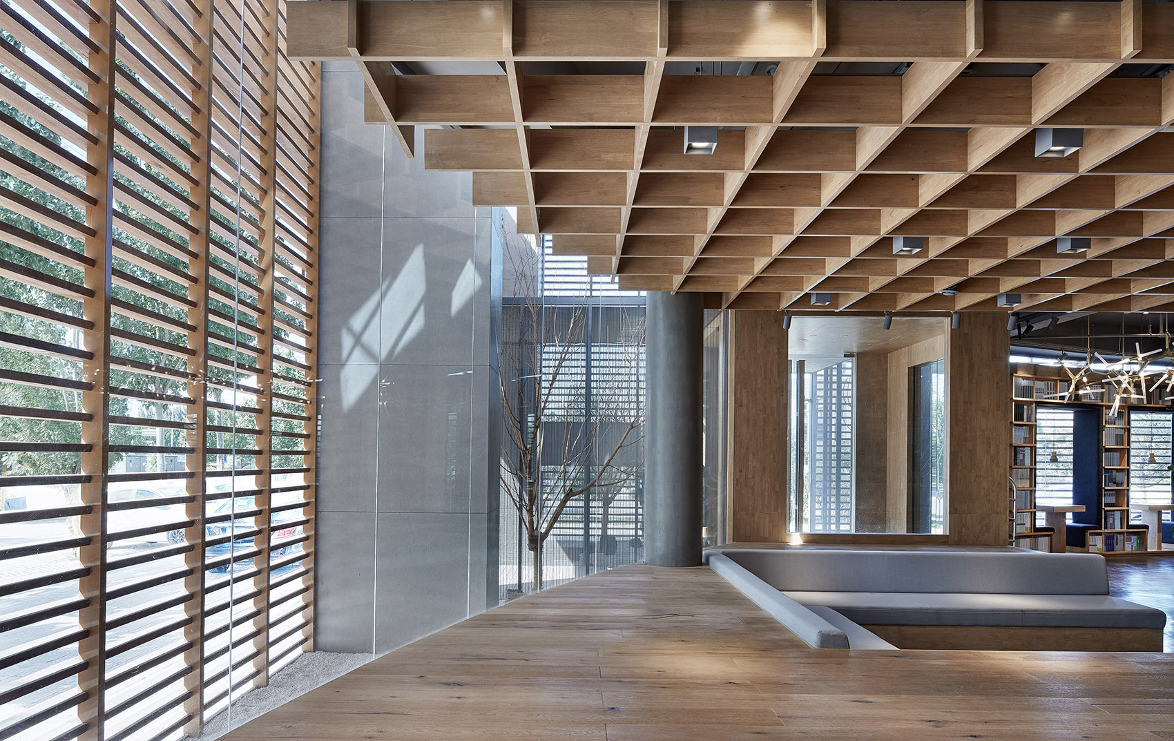 城市中的一缕新鲜空气 & 保定新华书店/ 风合睦晨空间设计-12