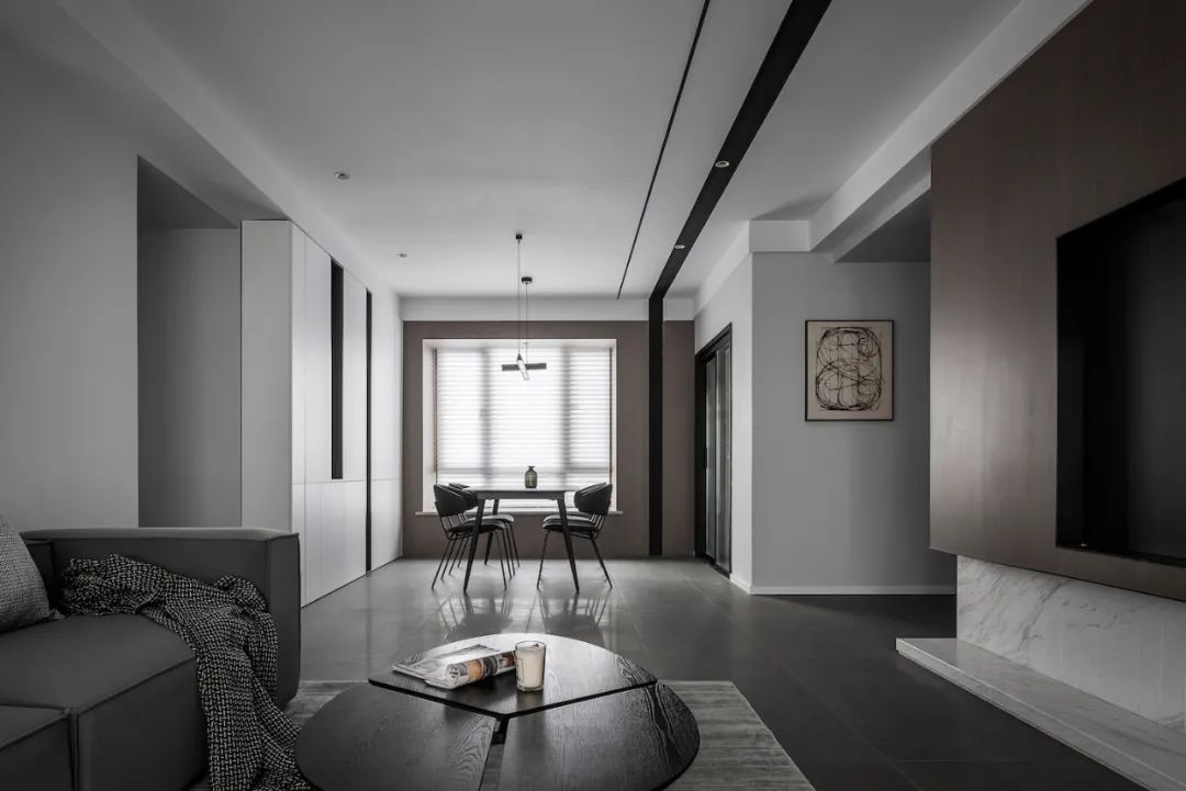 三十度灰，线条叠绘的高级空间 | 皋邸设计-9