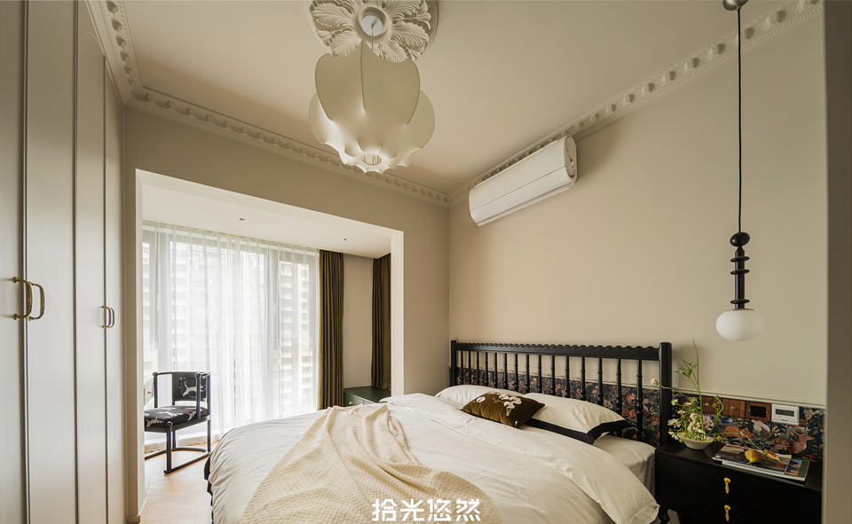 复古轻法式风格房屋设计-24