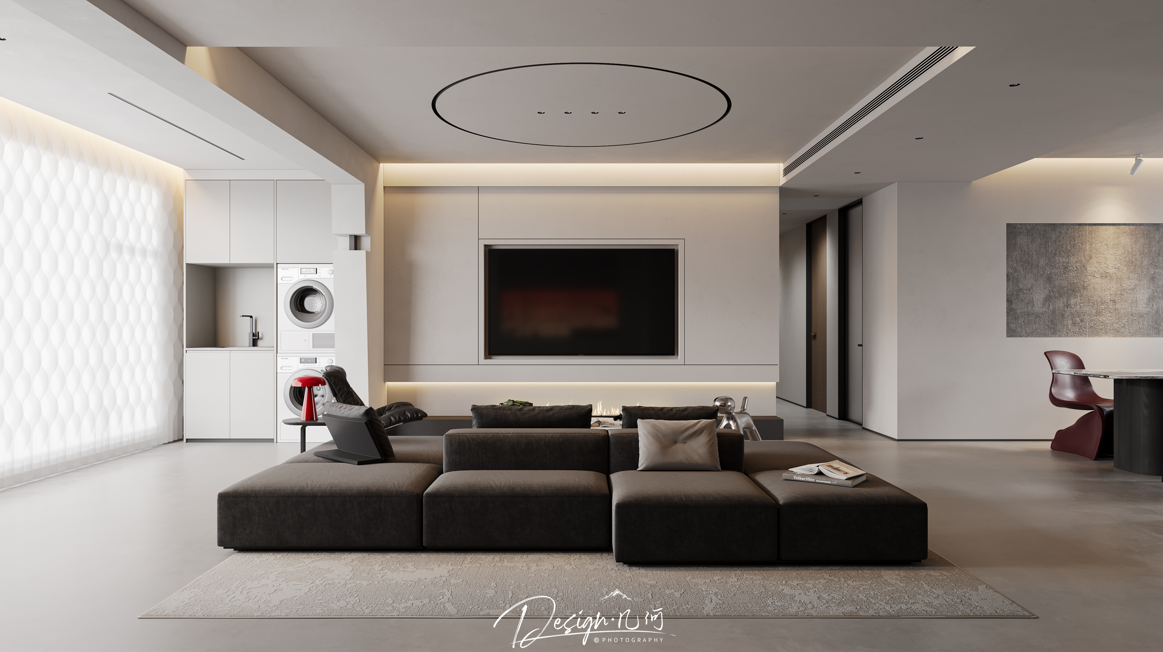 几何空间视觉表现 | 星海国际现代客餐厅（日景）-1