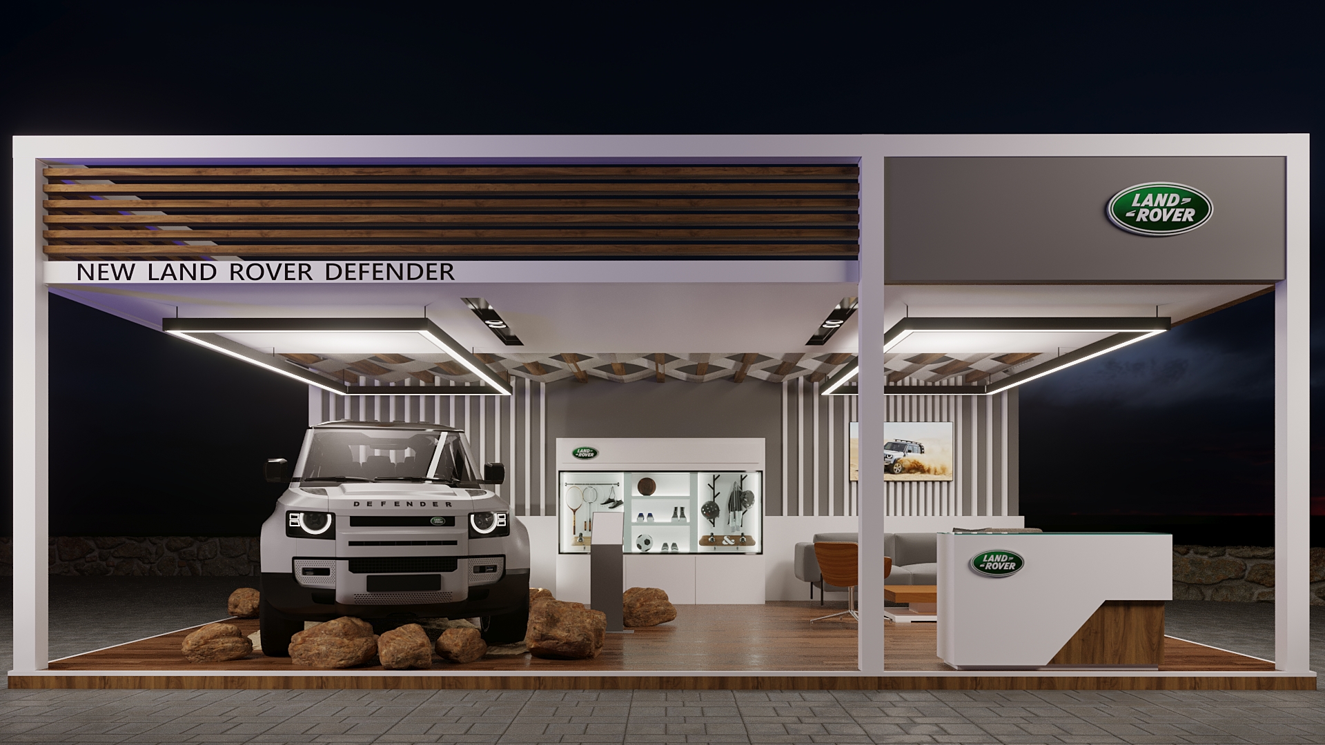 捷豹路虎新款路虎卫士丨埃及丨Event House Egypt-2