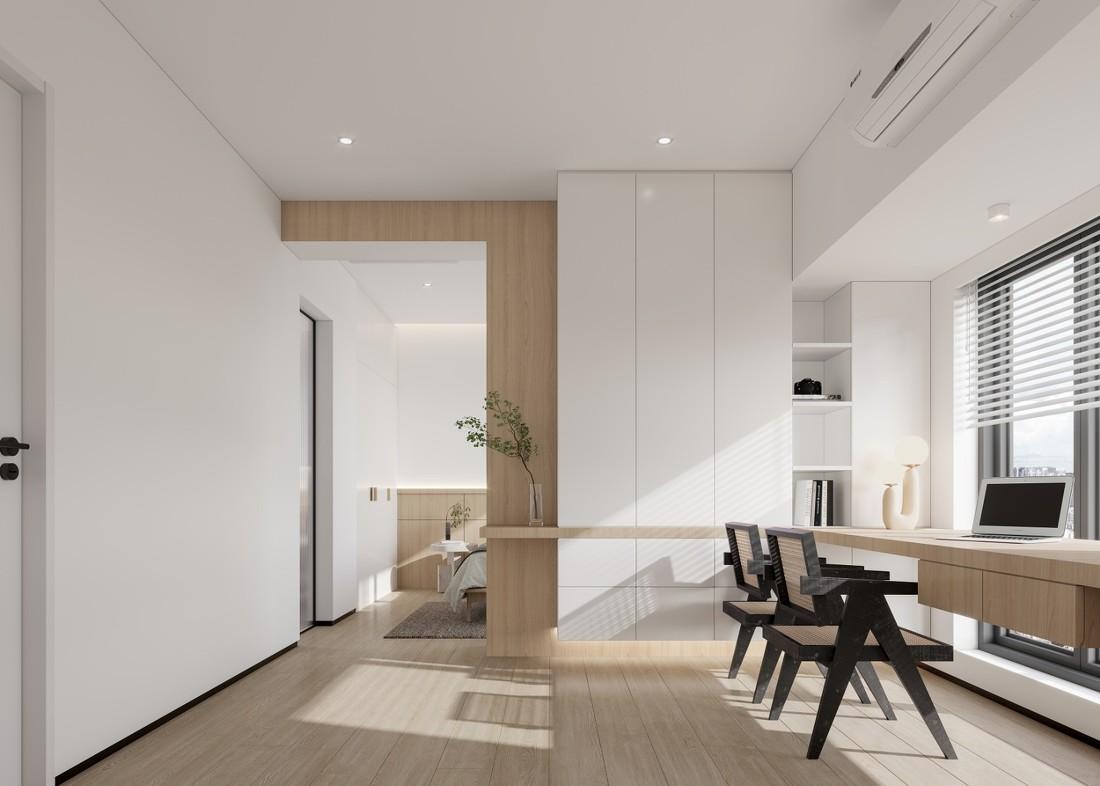 福田东海花园蔡宅 | 旧房新装的惊艳变身-3