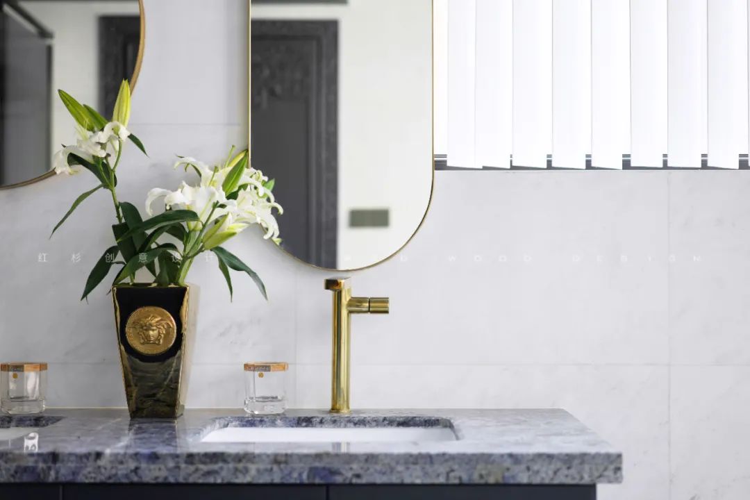 红杉创意设计 | 西安 360㎡现代家居，巧妙融合多种文化元素-93