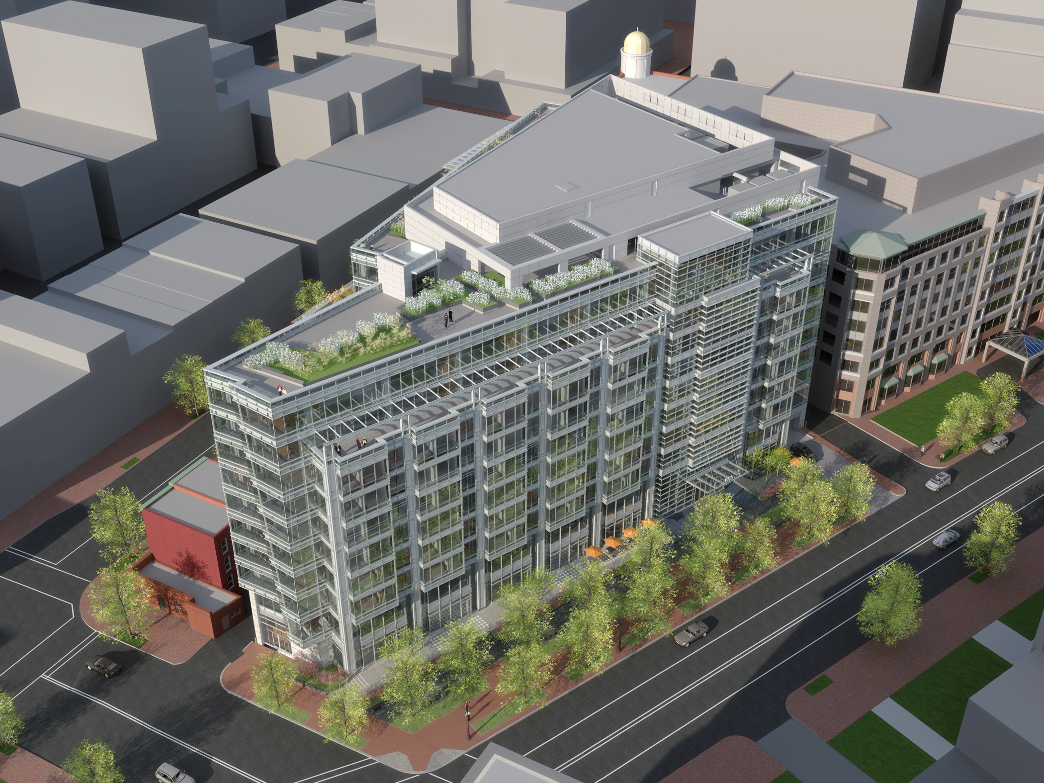 融合室内外空间的绿色办公大厦——华盛顿 600 Massachusetts Avenue-36