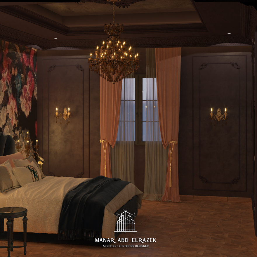 哥特女孩卧室丨卡塔尔多哈丨True Home Company-12