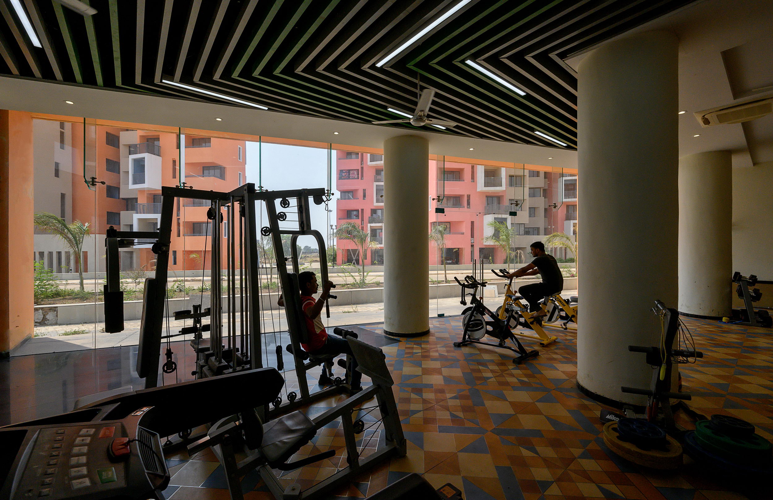 印度 Shree 小镇 | 色彩斑斓的可持续住宅设计-21