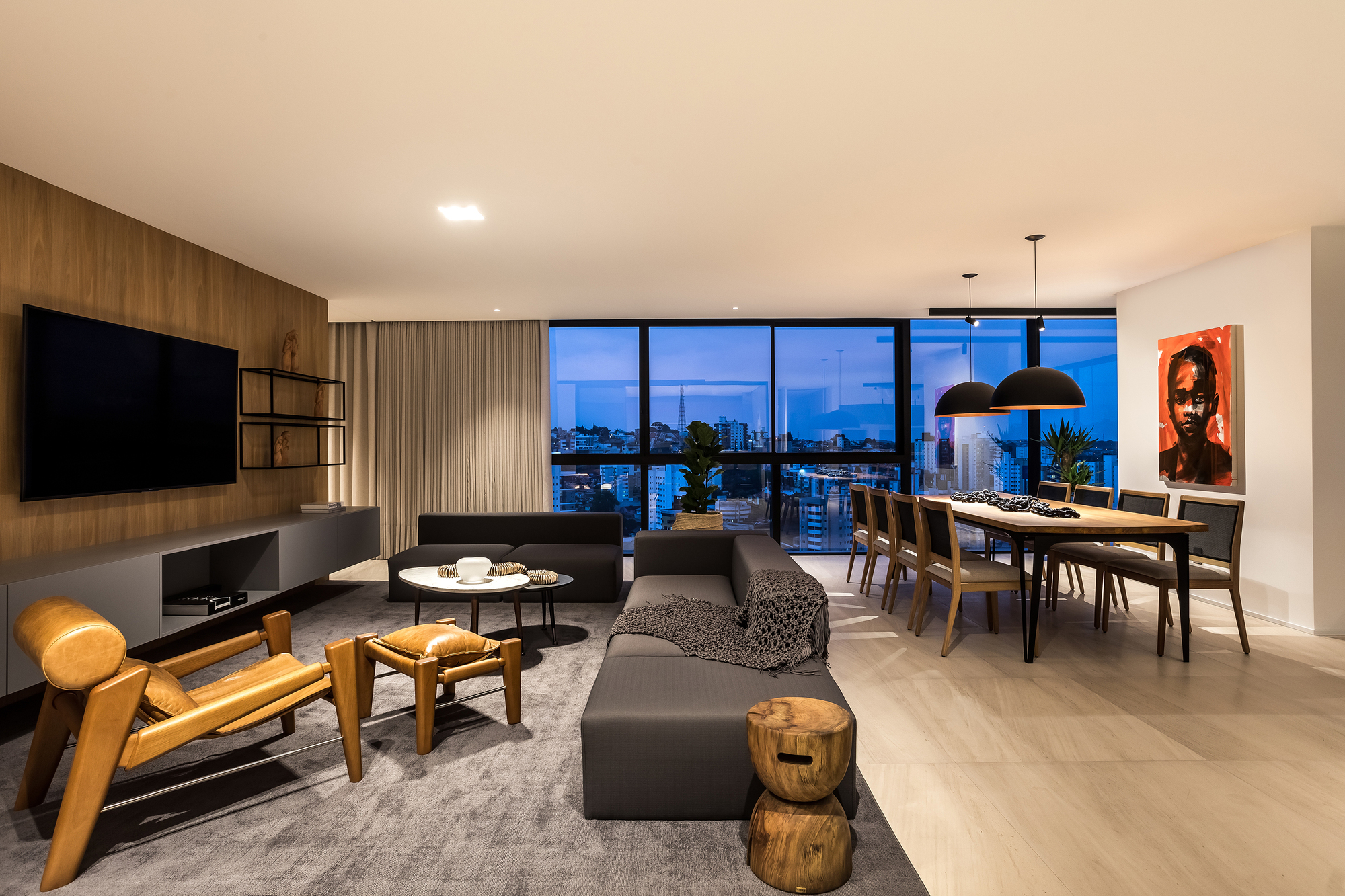 巴西极简主义之VA公寓样板房(2020)(Michel Macedo Arquitetos)设计-26