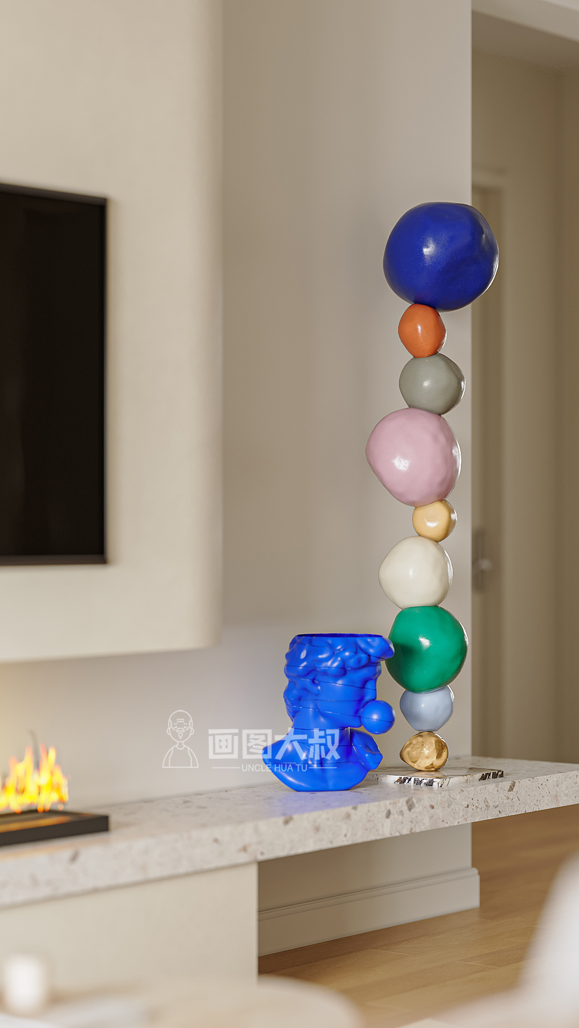 奶油风效果图-8