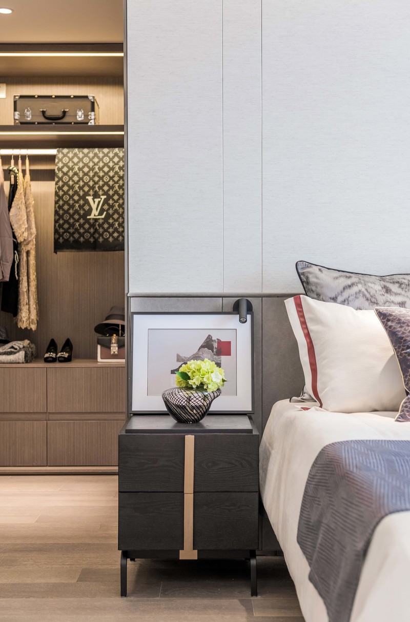 青岛金沙滩高层临海大平层生活示范空间-15