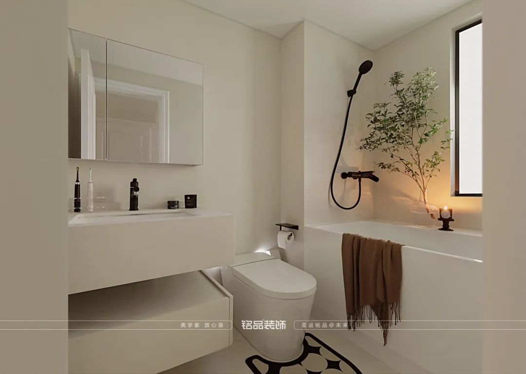 温柔奶油轻法式,浪漫满屋的世宸名府设计丨中国杭州丨铭品装饰-51