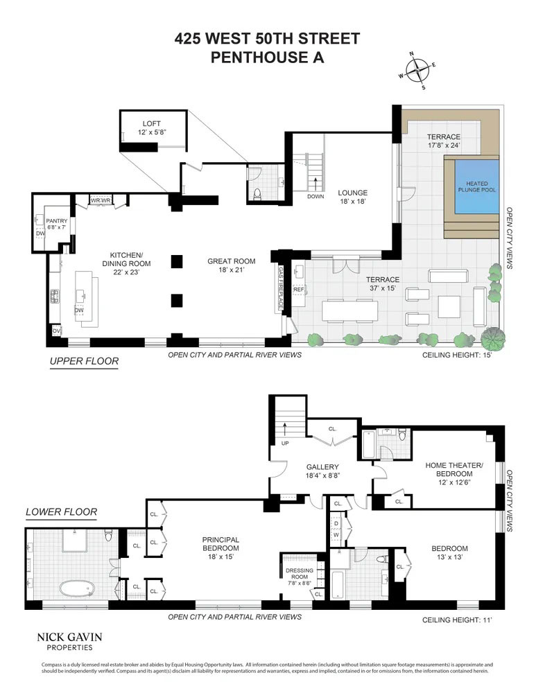 《每日秀》主持人 Trevor Noah 的 1300 万美元曼哈顿豪华顶层公寓-24