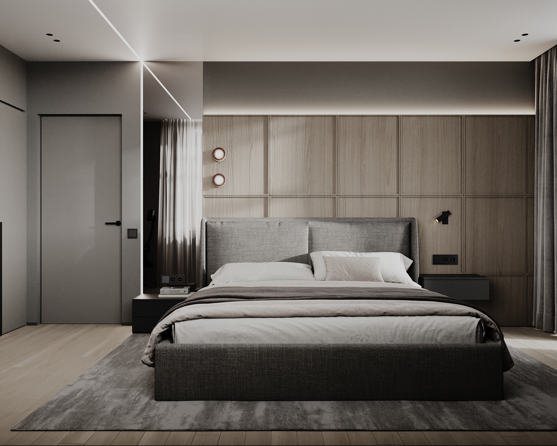 基辅某70平住宅公寓室内设计与可视化项目丨乌克兰基辅-13