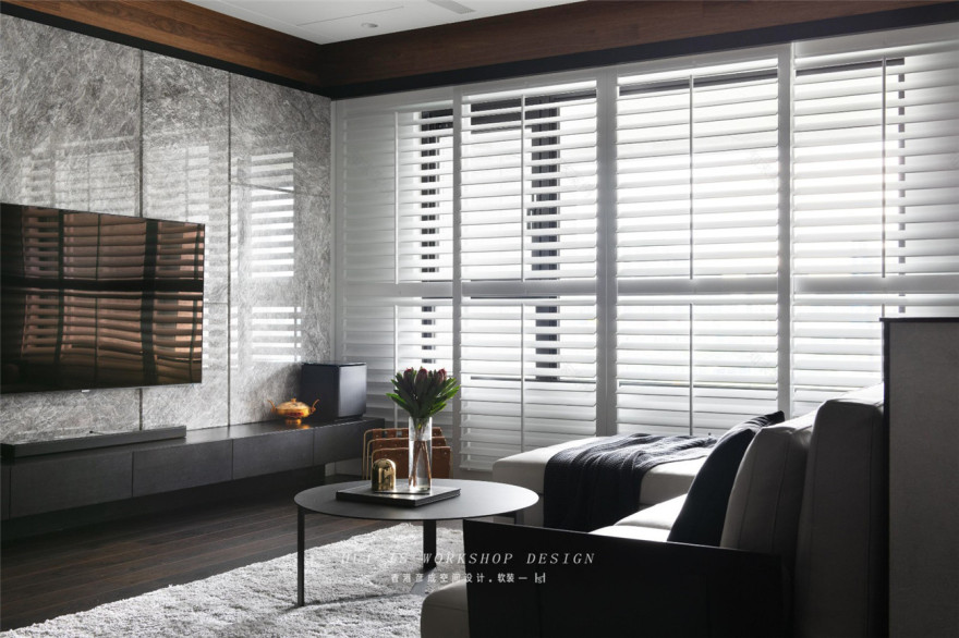 五口之家的三房改四房,明亮后现代风格书房成亮点-18