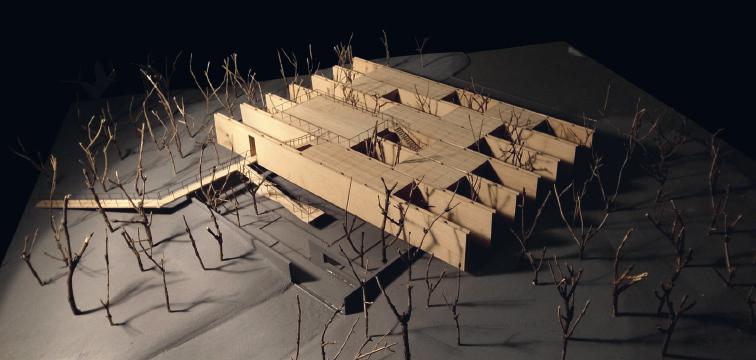 济南小清河湿地露营建筑设计-10