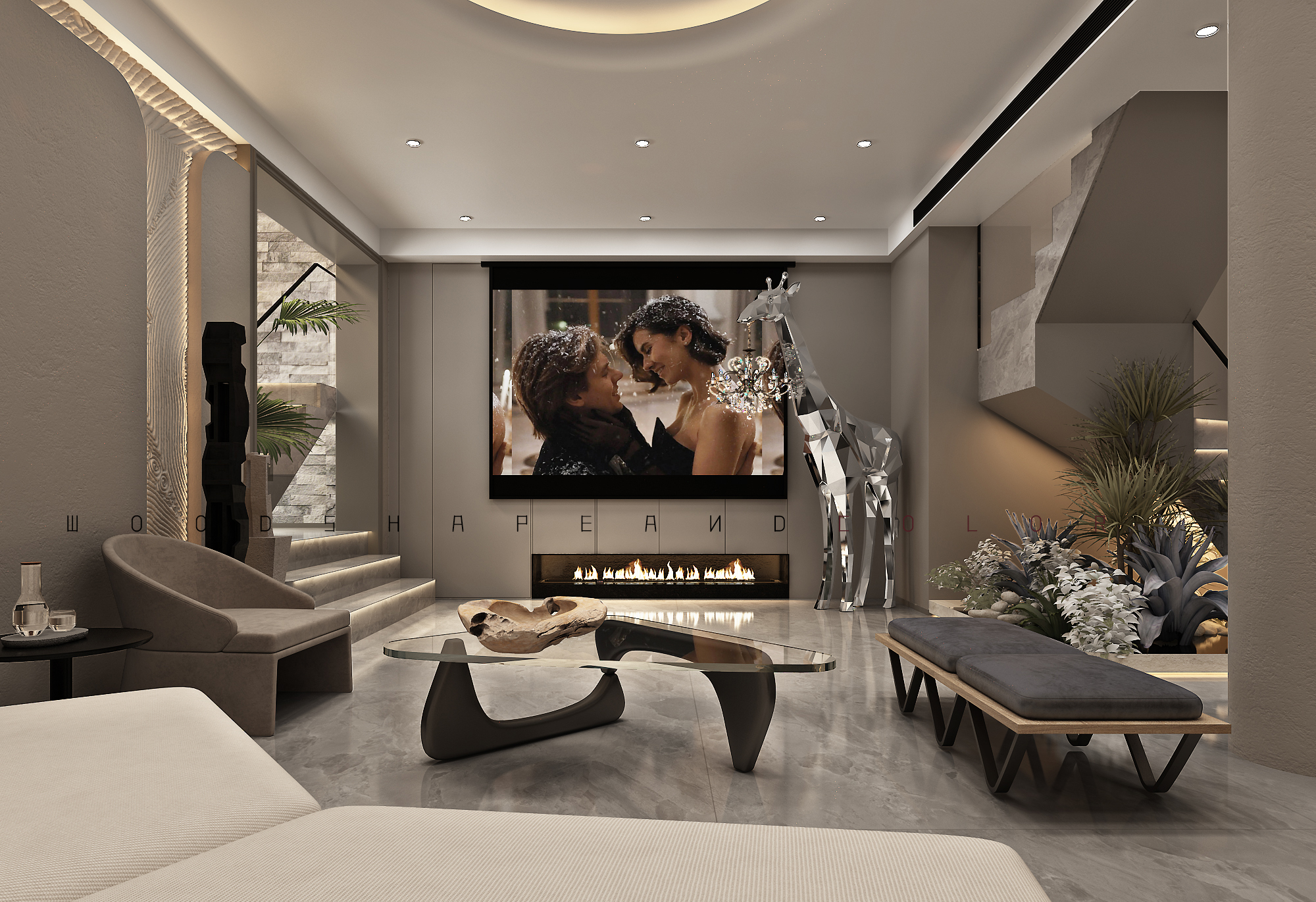 四月天私宅别墅空间设计丨中国山西丨無名｜空间美学-7