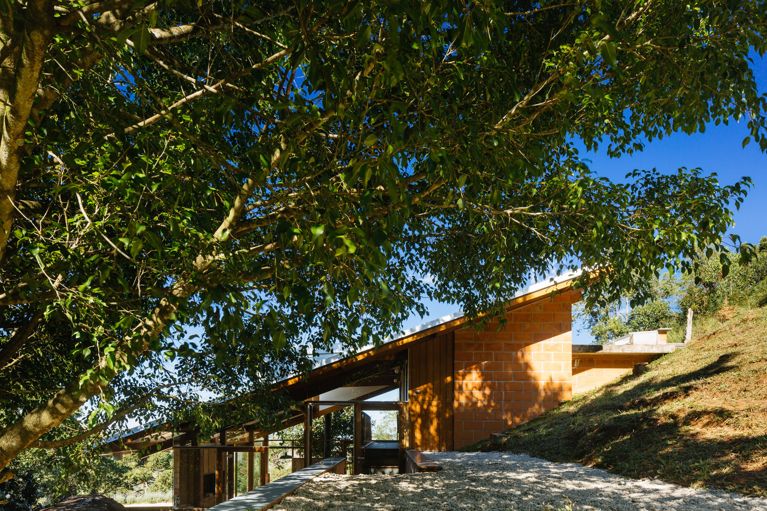 巴西半山坡住宅——自然与设计的完美融合-3