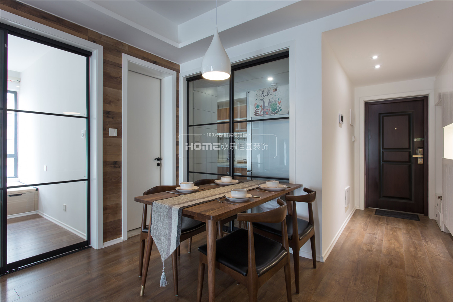 幸福里之家 | 85㎡北欧现代混搭小三居-27