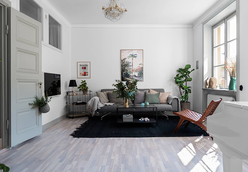 瑞典温馨乡村风格的一楼公寓-12