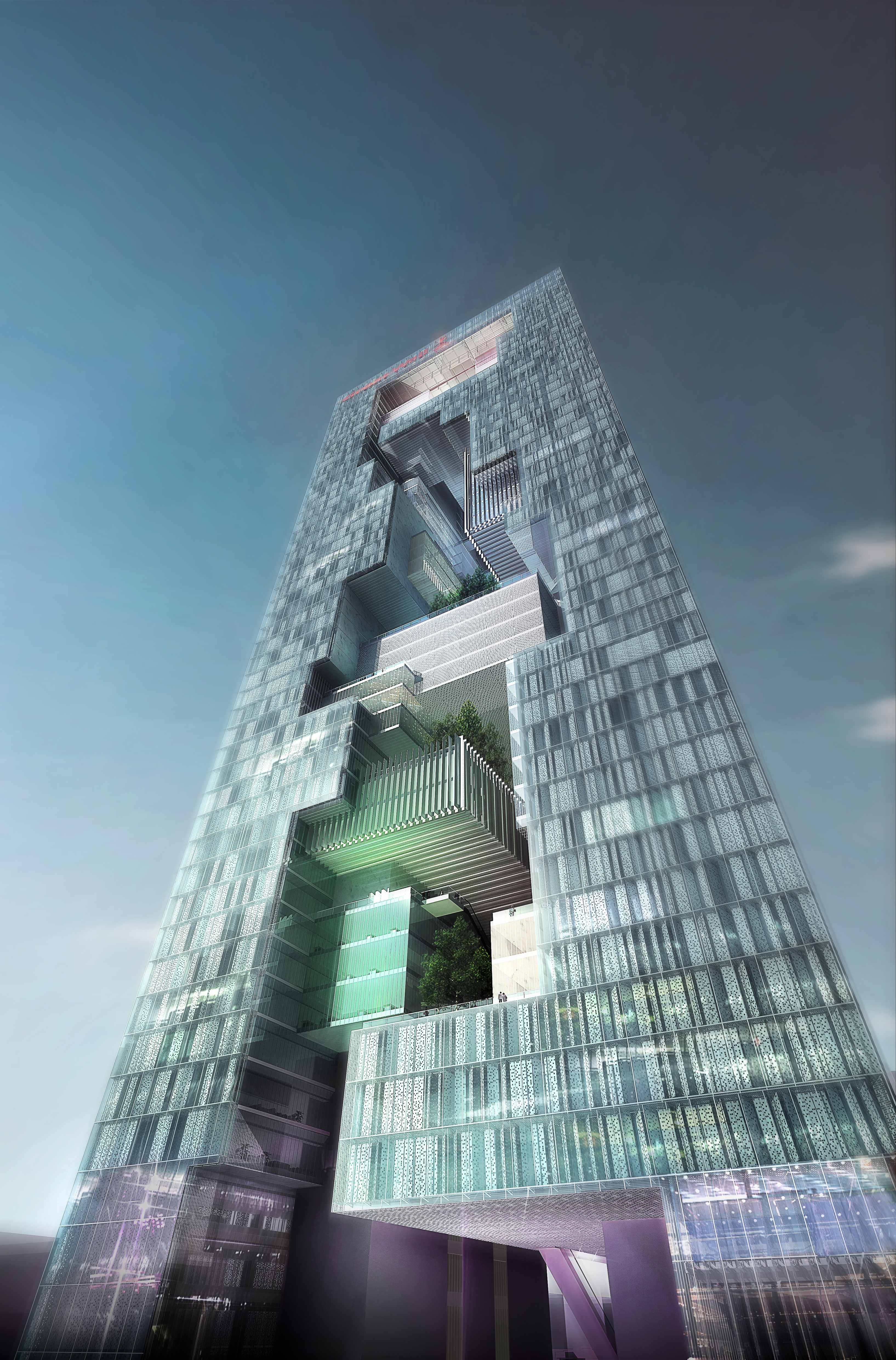 深圳南山长城科技总部大楼丨中国深圳丨深圳华筑建筑工程设计有限公司-15