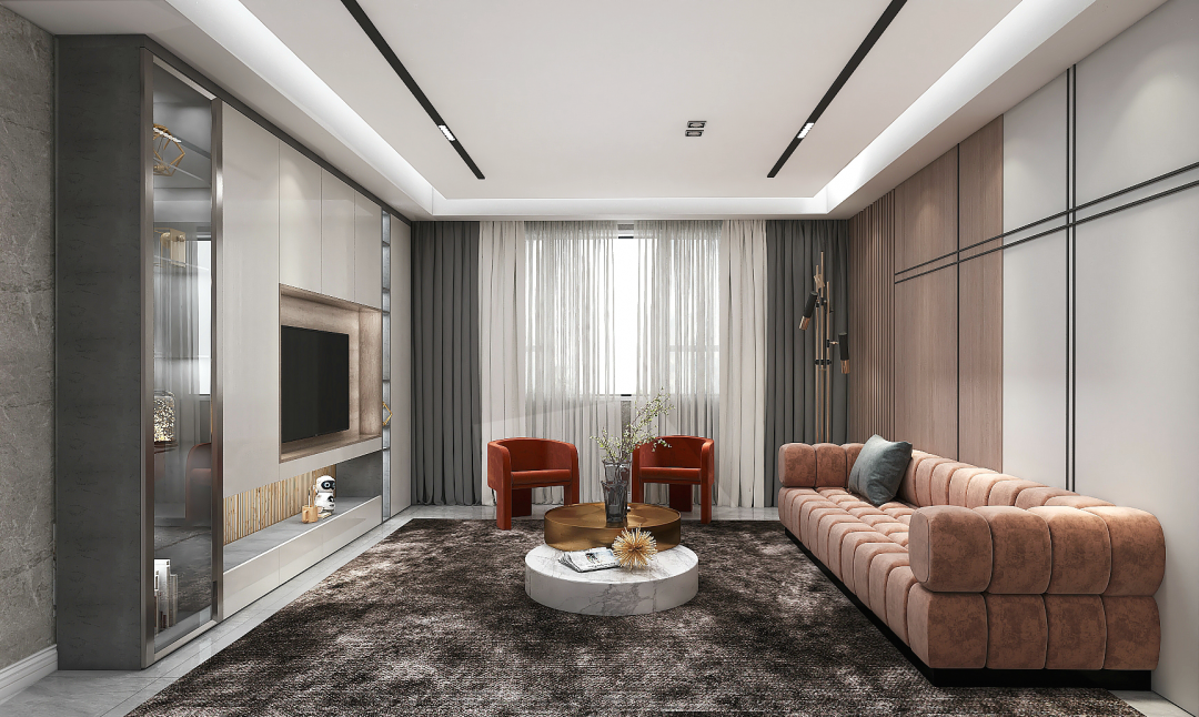 150㎡现代轻奢风住宅设计丨刘成倩-41