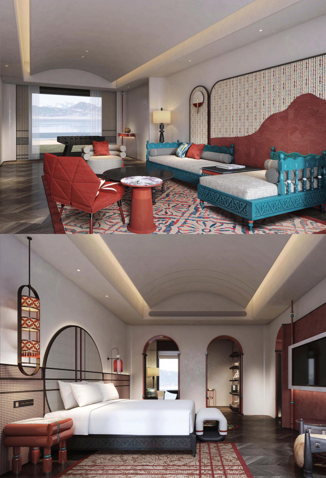 赛里木湖英迪格酒店丨中国新疆丨We Design-15