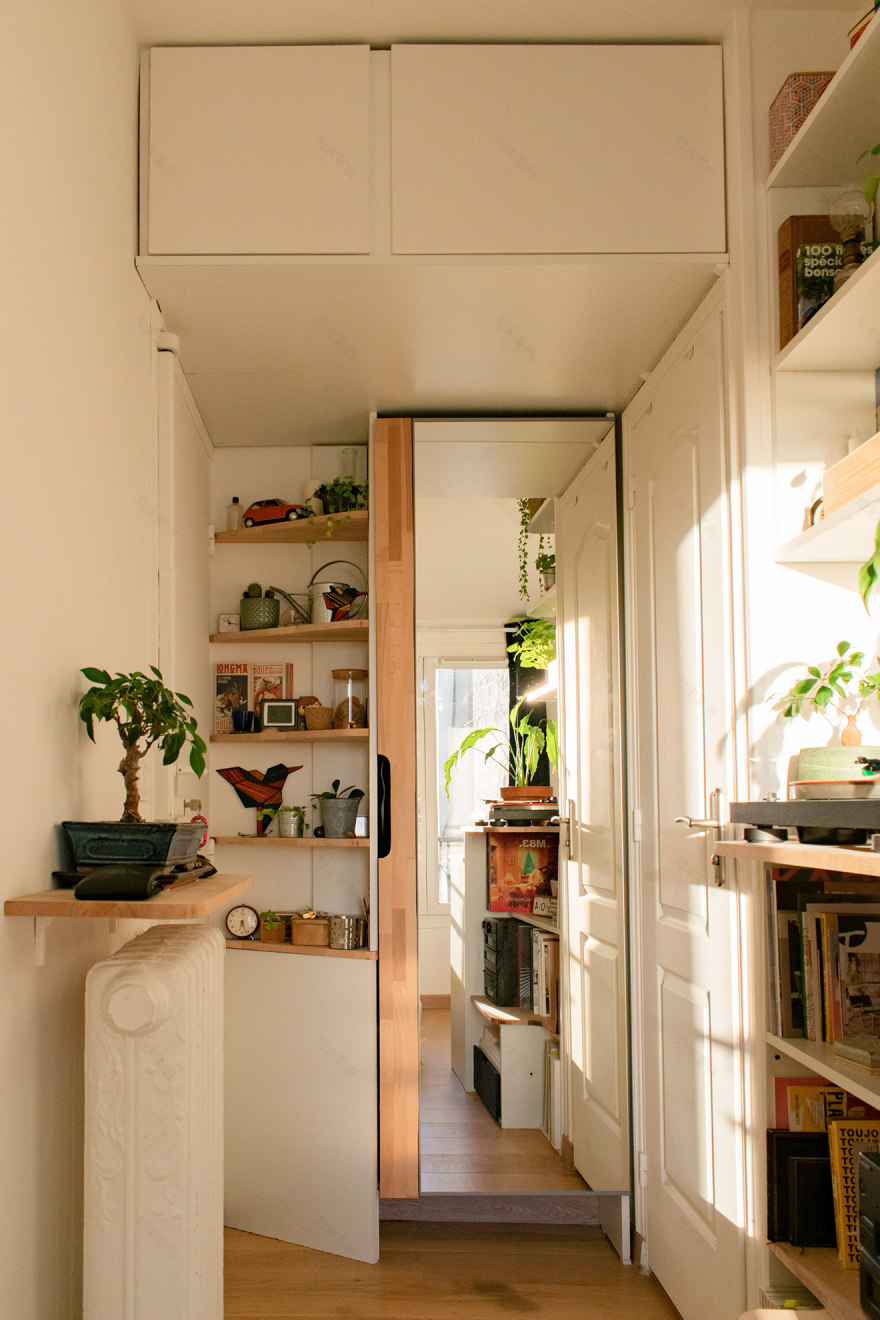 巴黎16区13平米女仆房空间优化项目丨法国巴黎-9