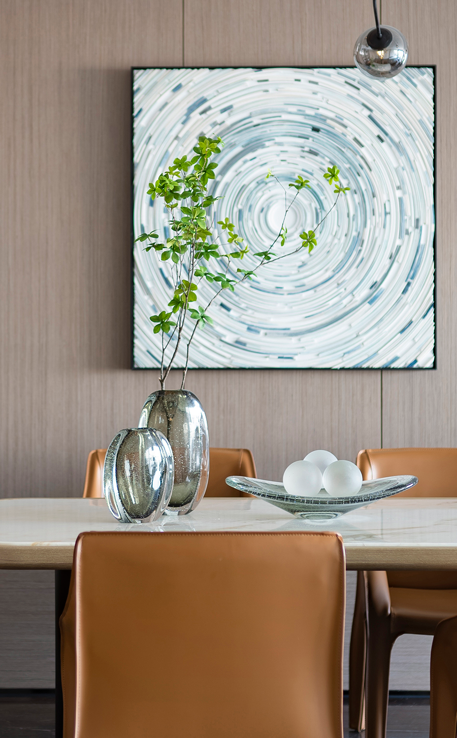 深圳榕江云玺样板房丨中国深圳丨深圳市盘石室内设计有限公司,深圳市蒲草陈设艺术设计有限公司-2