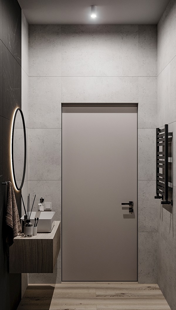 高级灰色系别墅设计 简约自然 超有格调！-29