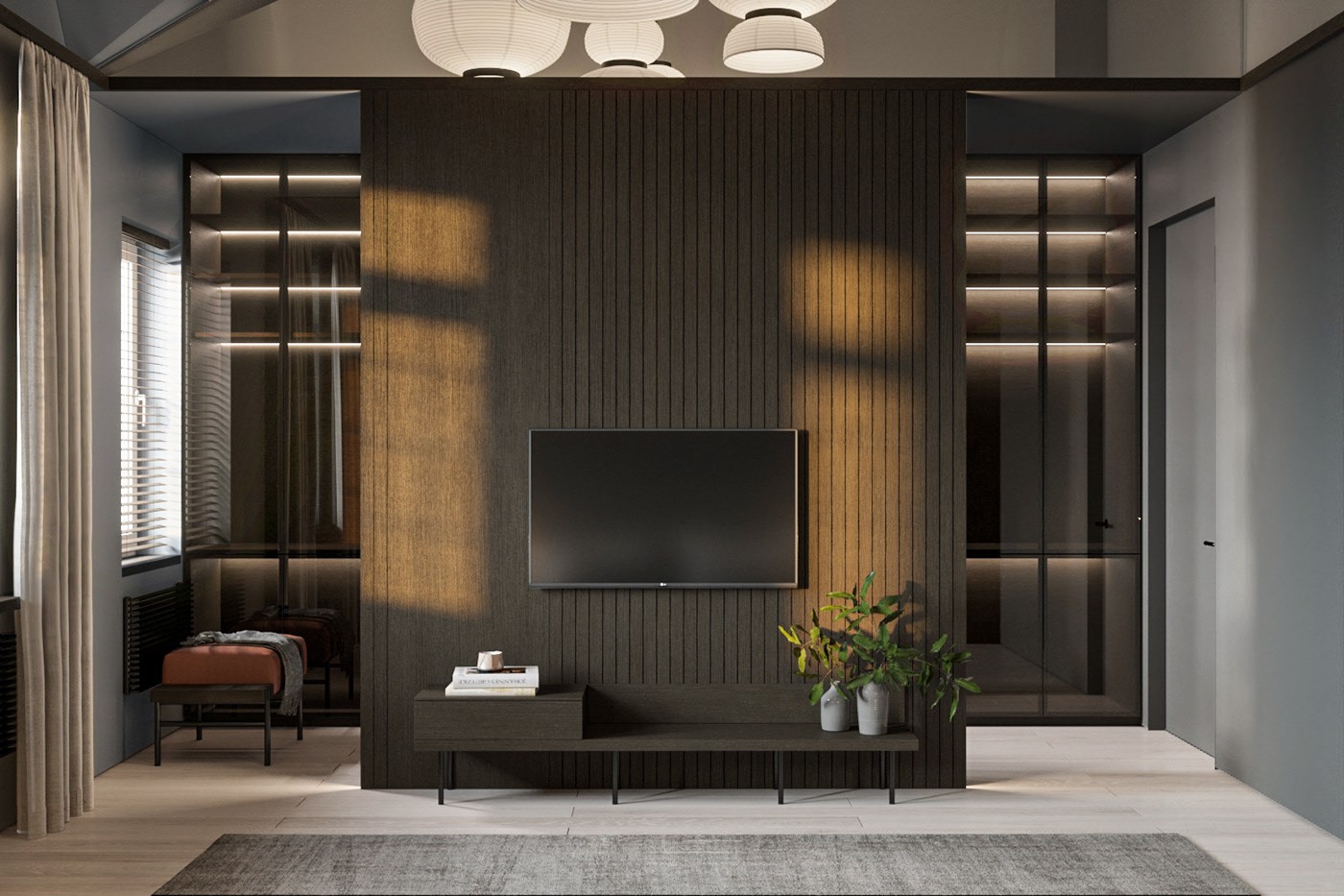 深色系小空间公寓设计-9