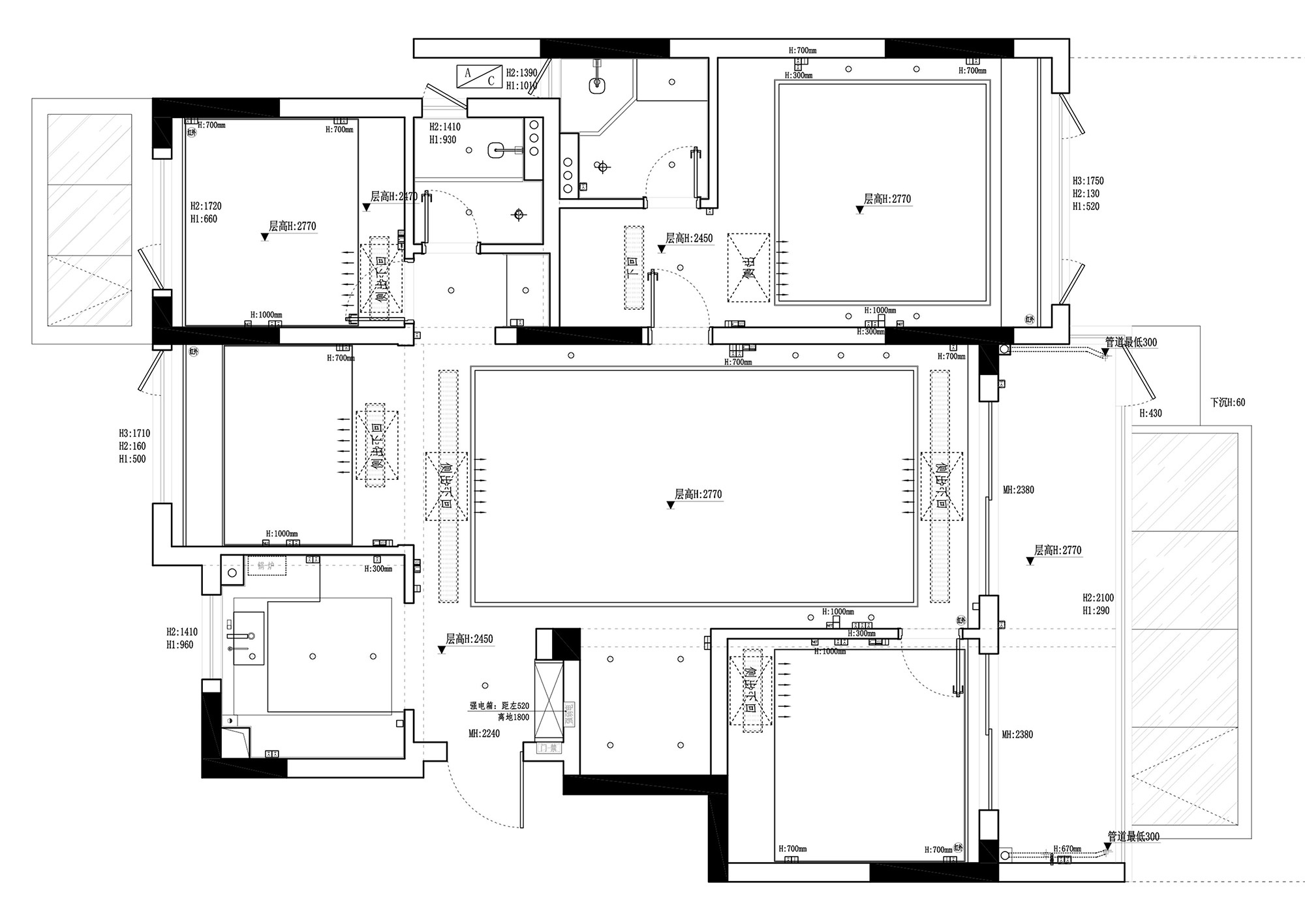 锦粼云荟丨中国杭州丨尔景空间设计-4