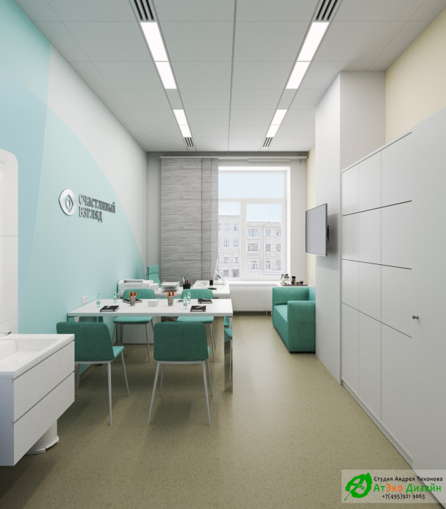 “Счастливый взгляд” 眼科诊所设计项目丨俄罗斯圣彼得堡-18