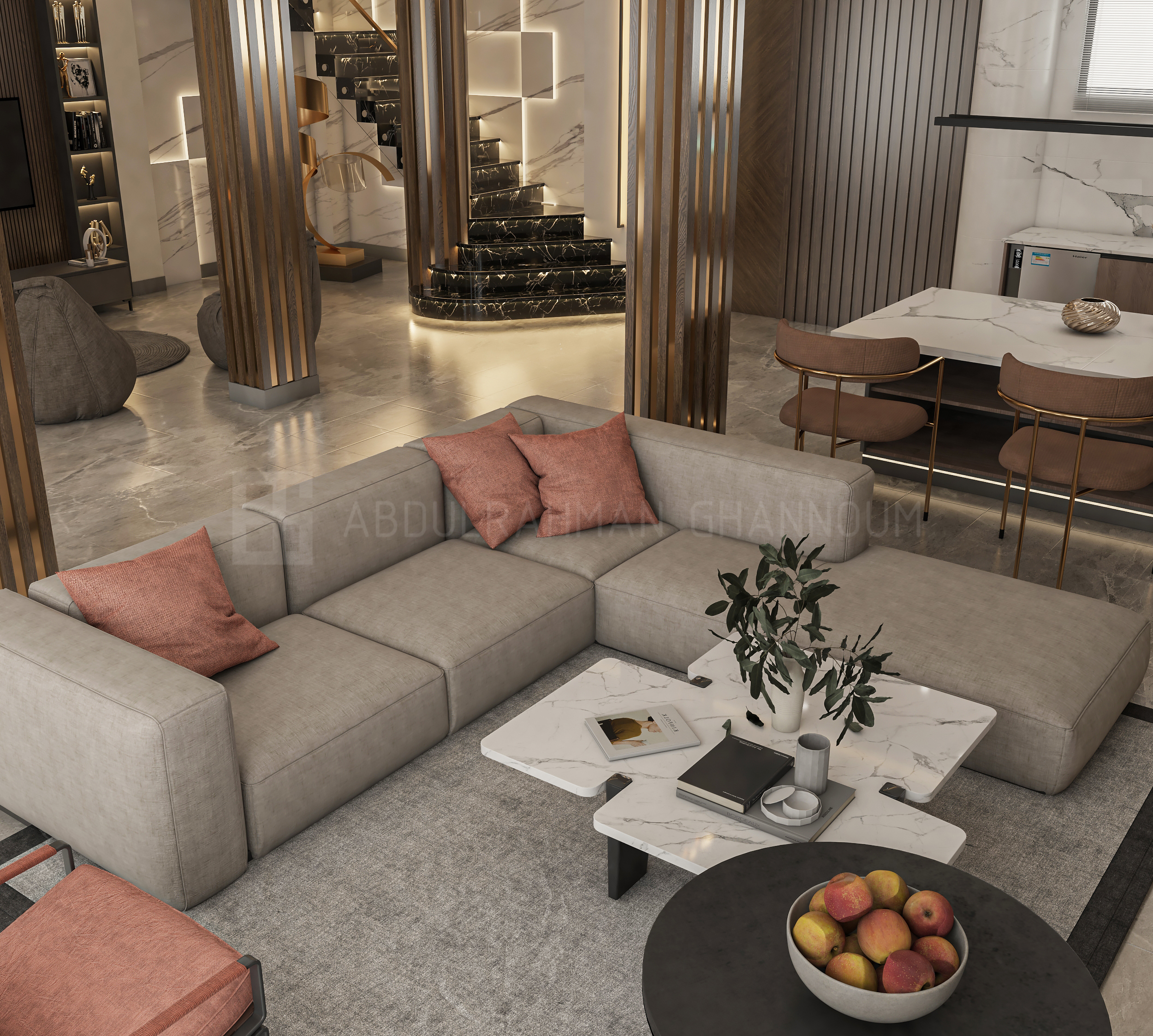 别墅楼层设计丨Eng. Abdulrahman Ghannoum-5