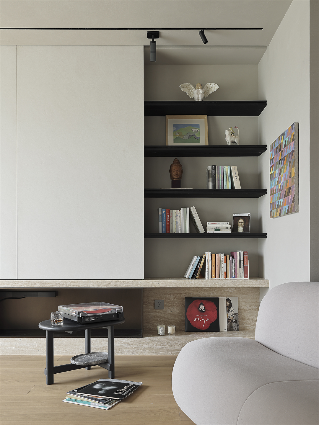 温馨艺术家居设计丨懒猫创意空间-0