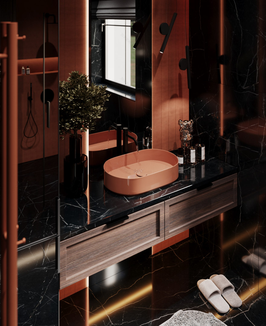 青少年男孩的卧室和浴室丨Kateryna Pik-13