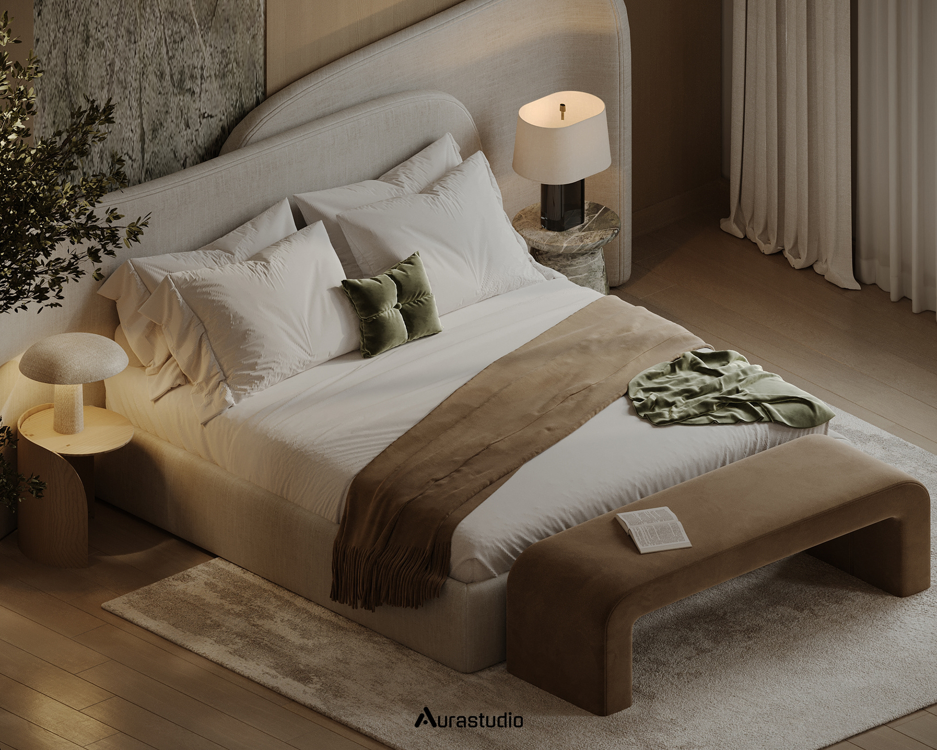 光环港湾·主卧室-4