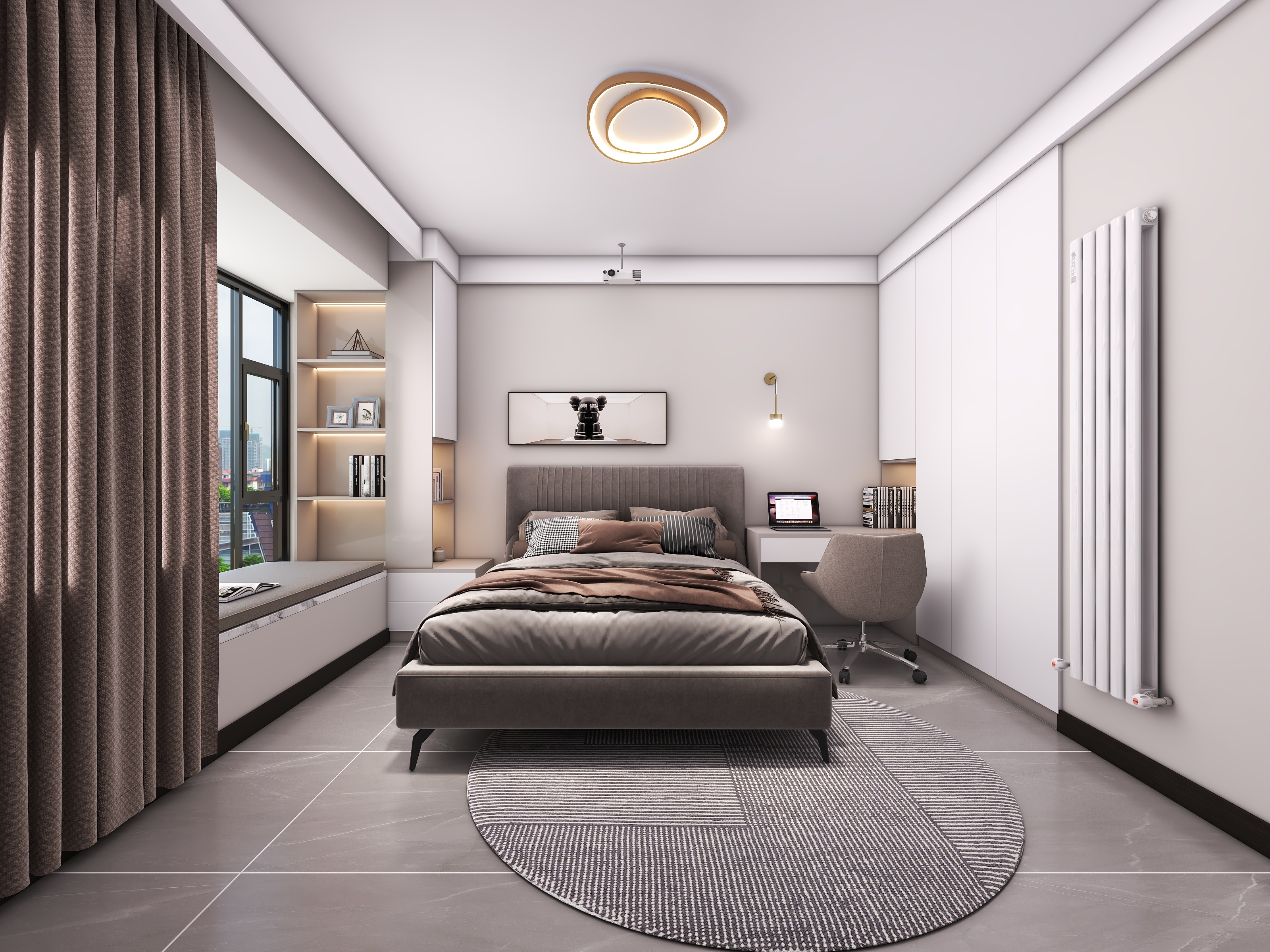 四川成都望江水岸（161平方意式轻奢四居室）-45