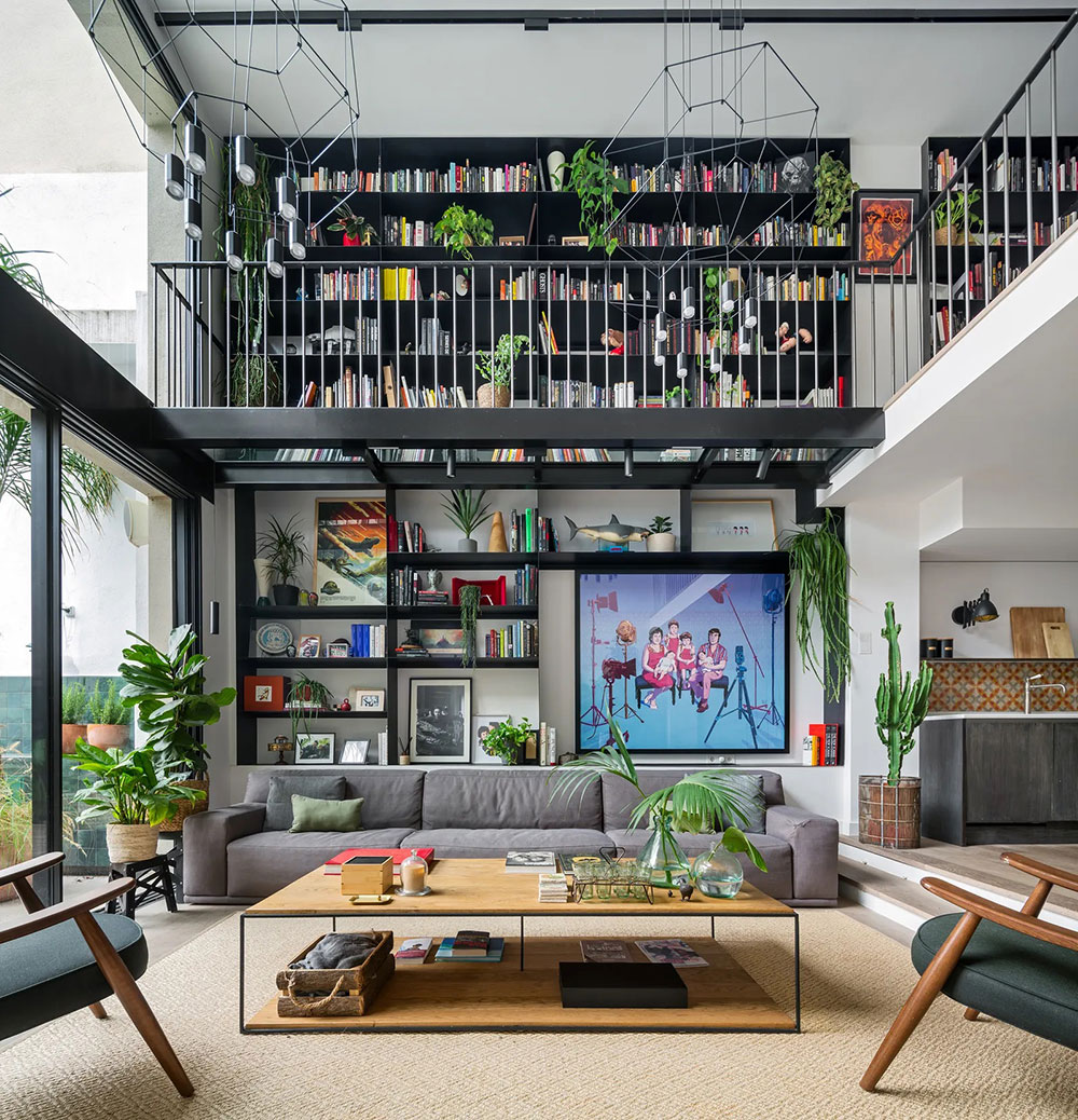 巴塞罗那四层艺术家住所，打造城市中的宁静绿洲-3