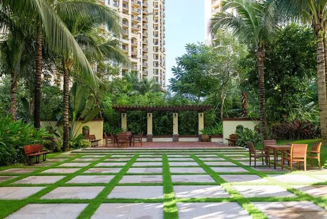 创意铺装设计，草坪与硬质材料的美妙融合-95