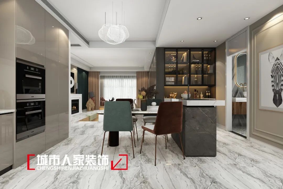 140㎡北欧风轻奢家居,打造安静美好的家庭氛围-17