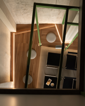 中国杭州本空设计 八角杯咖啡厅EFC店50平