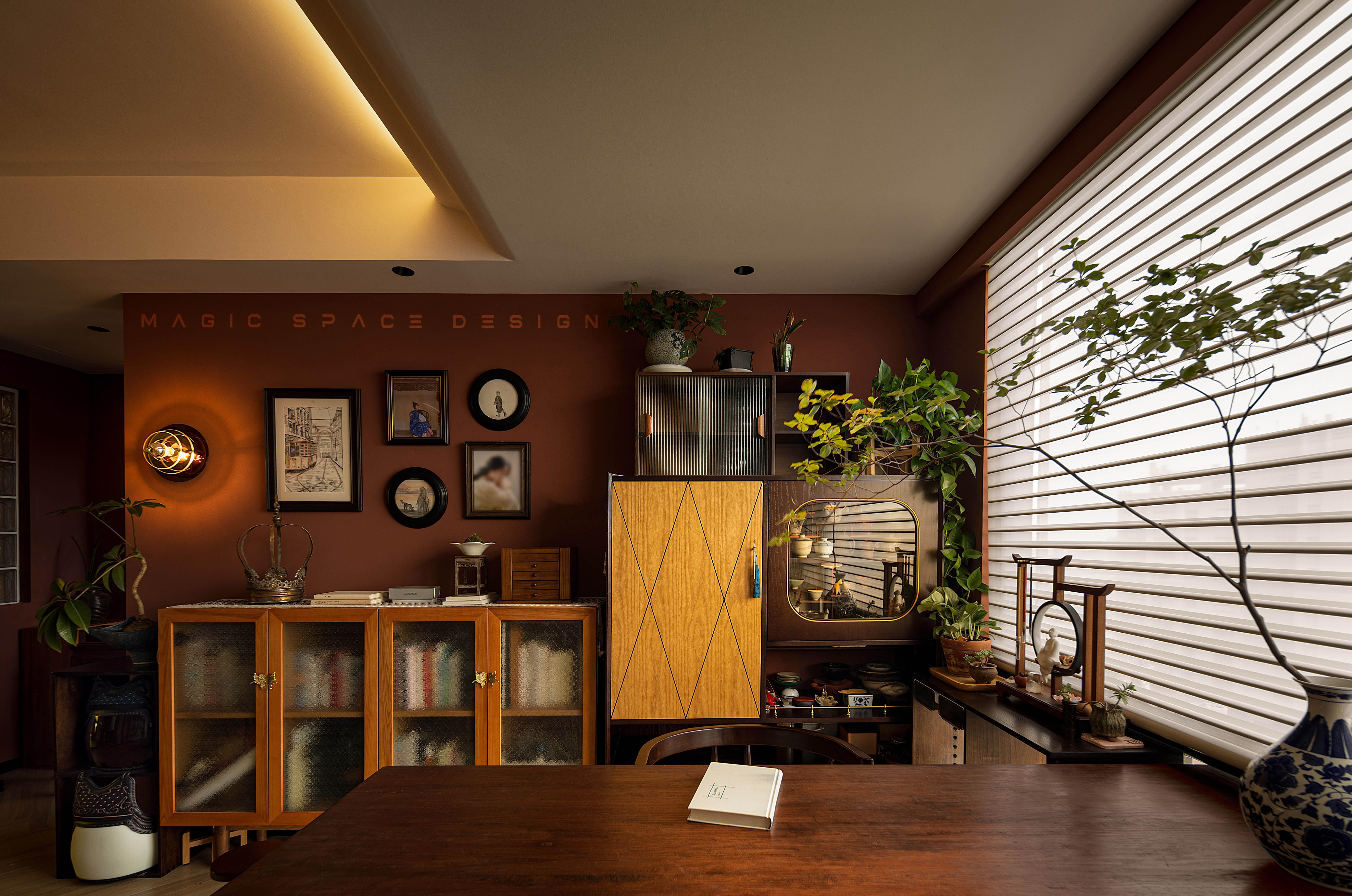 花窗玻璃的现代诗意 · 79㎡百川一居室设计丨百川设计-25