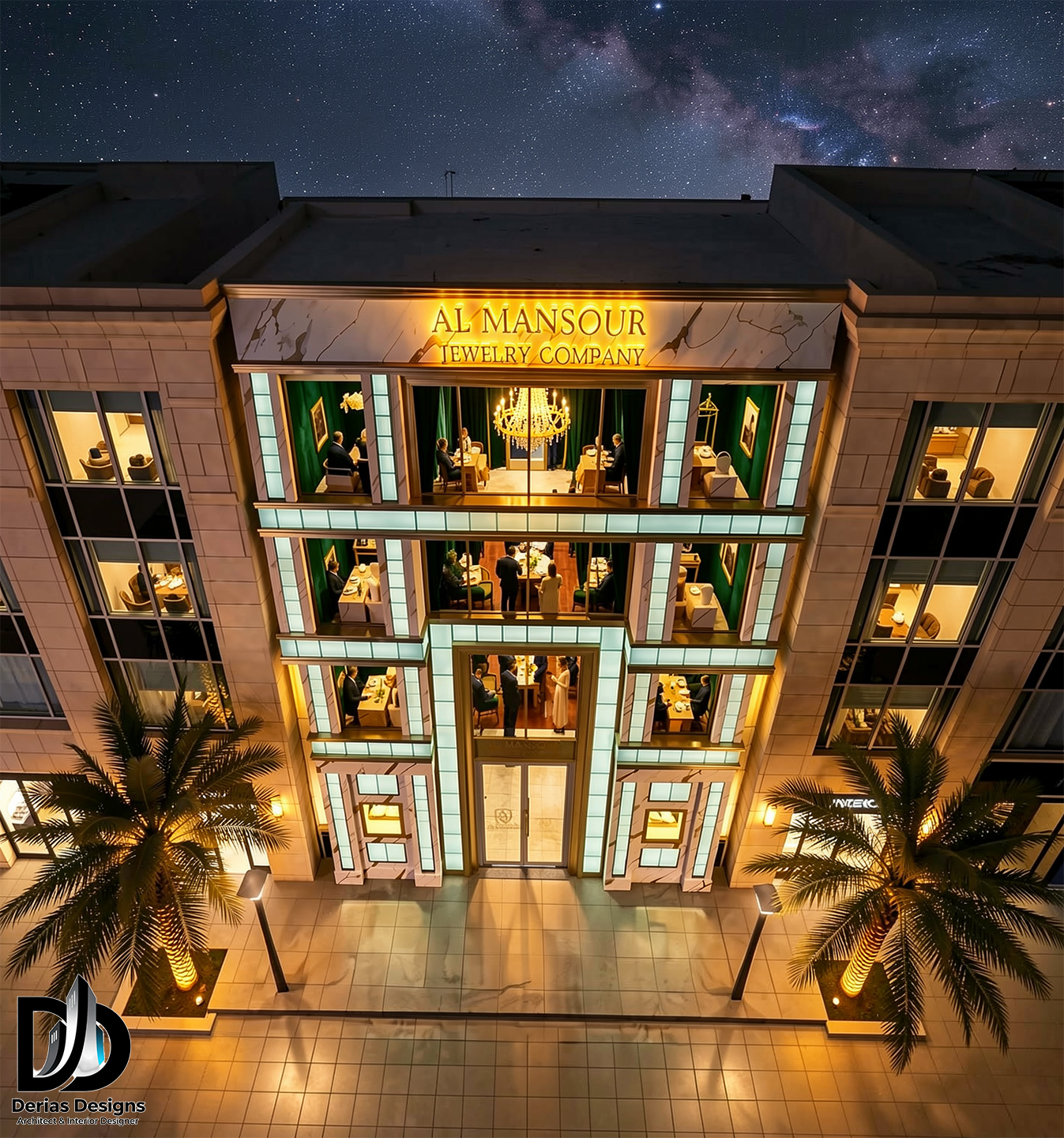 Al Mansour Jewelry | Luxury Commercial Facade - Iraq-6