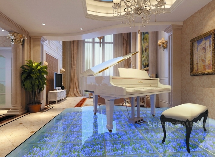 广电兰亭都荟四居室简欧风格-3