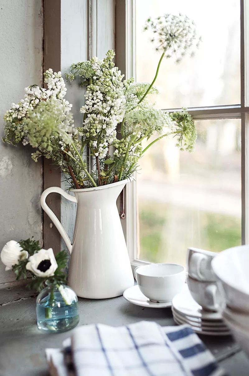 宜家 2019 春夏家居趋势 | 植物元素与白色蓝色饰品-8